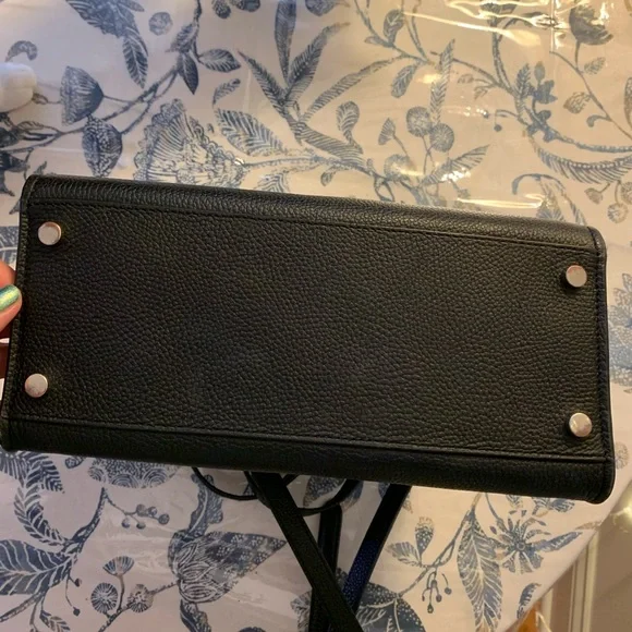 Kate Spade Sam medium satchel in black pebbled leather - Picture 4 of 4